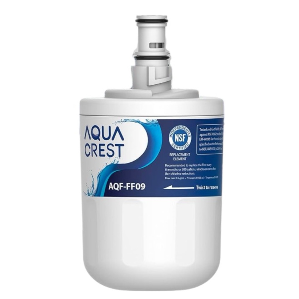 AQUA CREST Refrigerator Water Filter, Replacement for Whirlpool and Kenmore